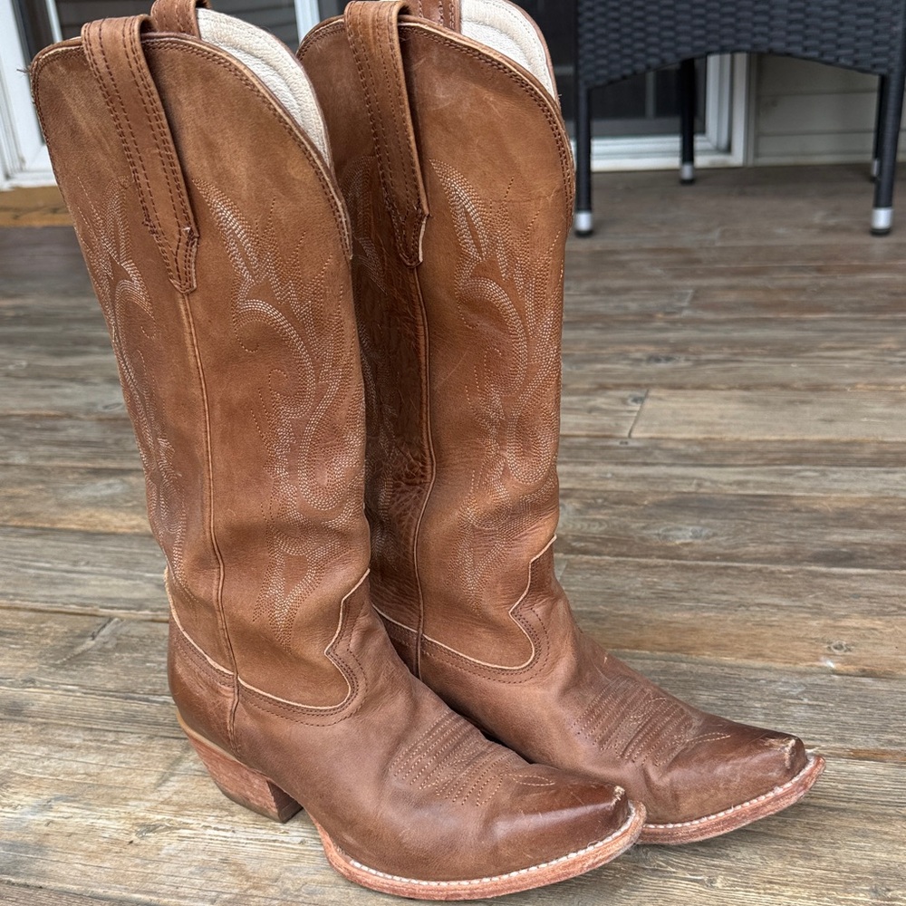 Freebird by Steven Tan Leather Heeled Boots